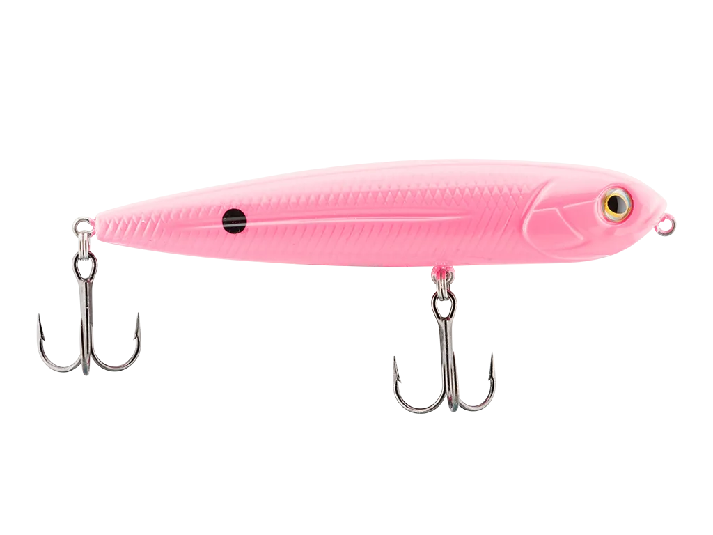 Livingston Lures Walking Boss Jr. 4": Bubble Gum