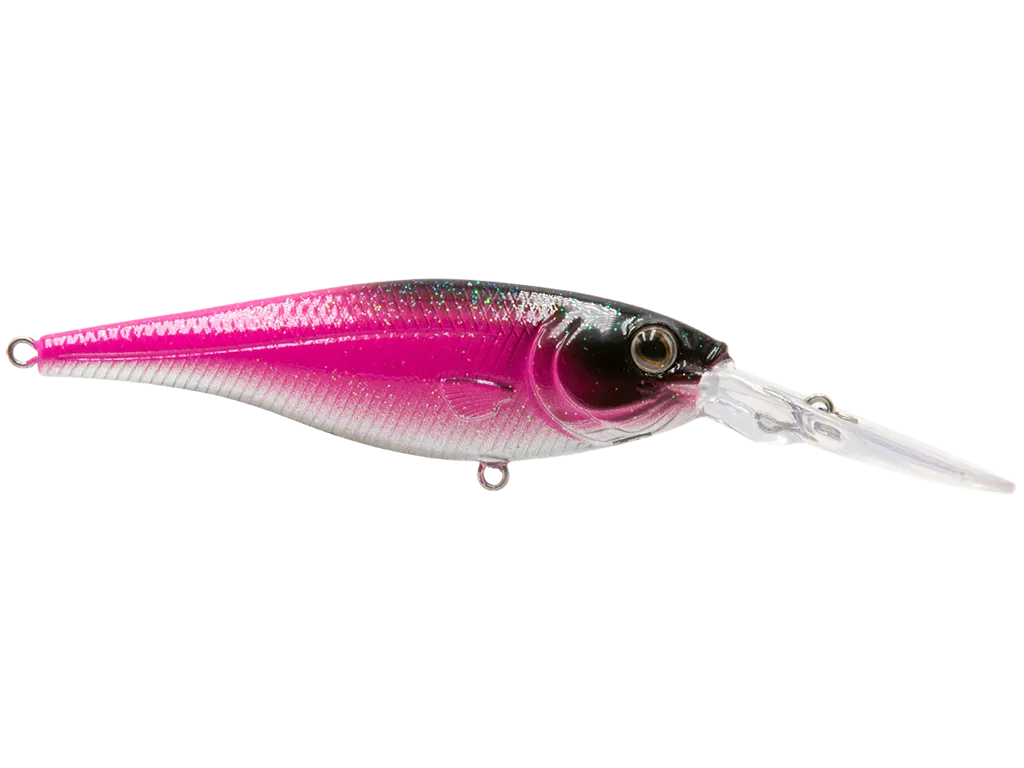Livingston Lures Walleye Shad 90: Flamingo