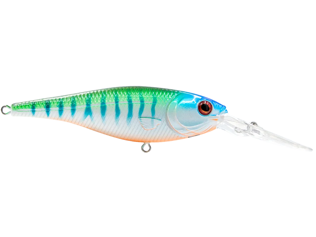 Livingston Lures Walleye Shad 90: Blue Tiger