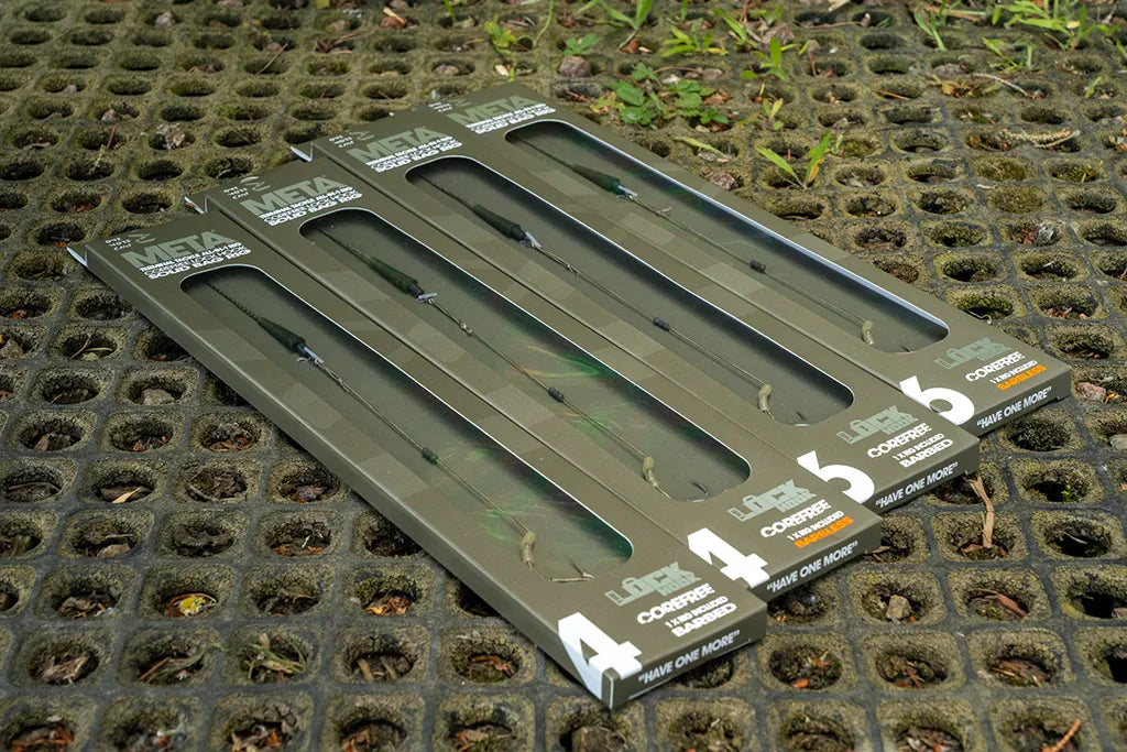 OMC META ALL IN 1 COREFREE LOCK HOOK SOLID BAG RIG Barbed and Barbless