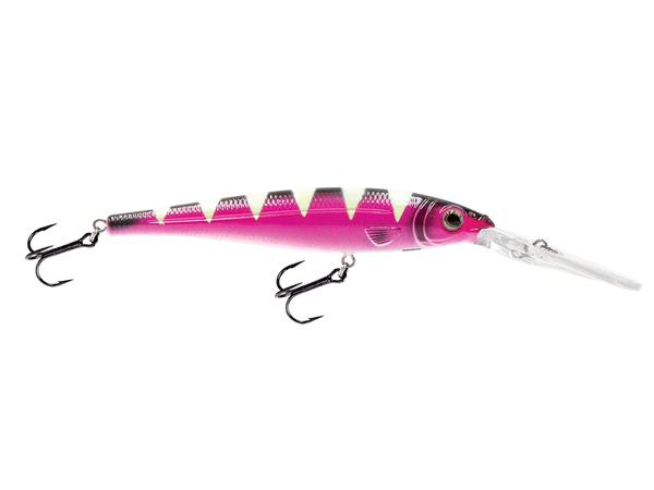 Livingston Lures Walleye Minnow 111 цвят Purple Tiger 