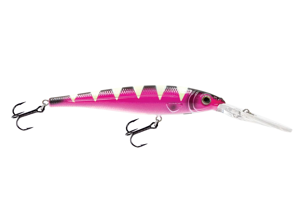 Livingston Lures Walleye Minnow 111 цвят Purple Tiger 