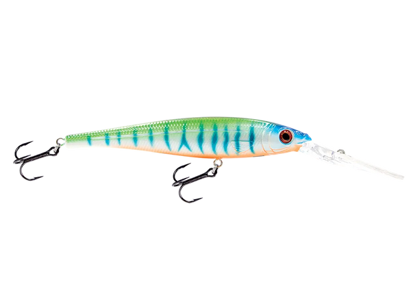 Livingston Lures Walleye Minnow 111: Blue Tiger