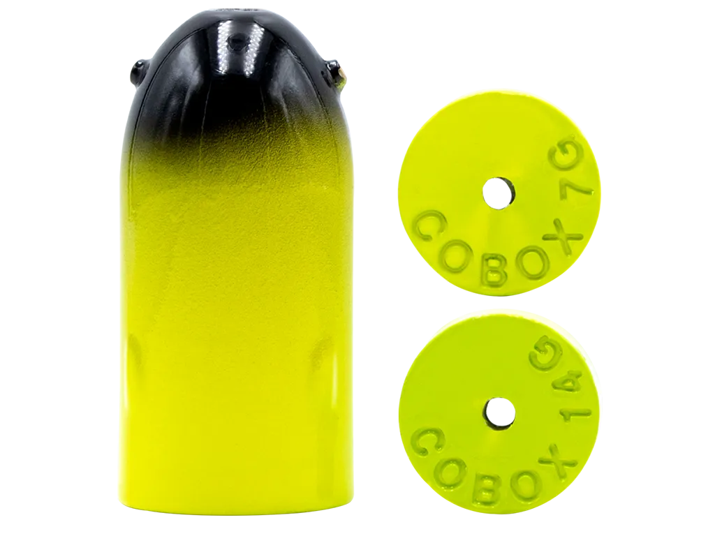 Livingston Lures Bullet: Chartreuse Black