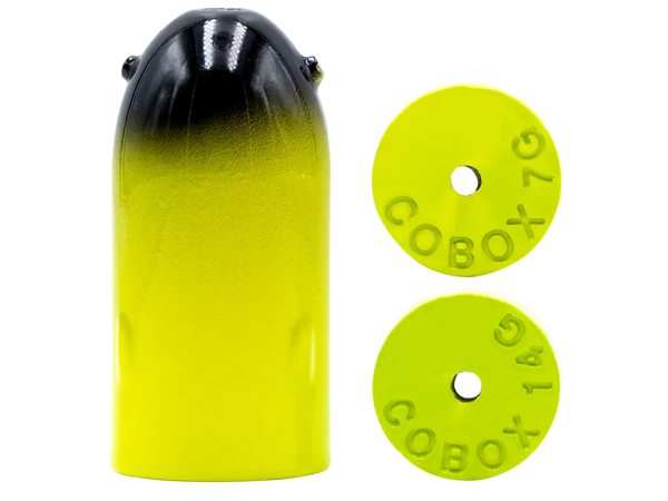 Livingston Lures Bullet: Chartreuse Black