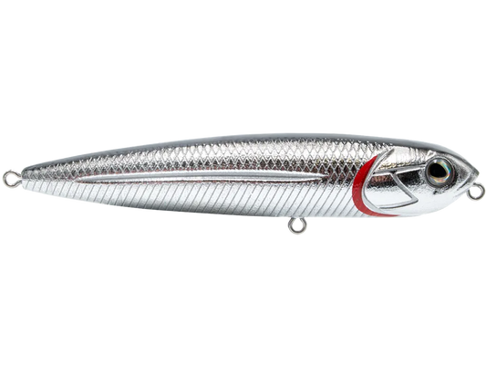 Livingston Lures Walking Boss Jr. 4": Black Back/Chrome Shad