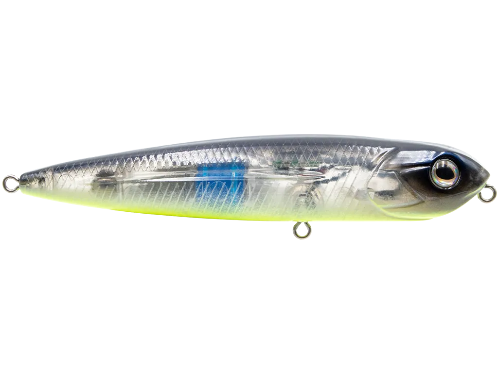 Livingston Lures Walking Boss Jr. 4": Bluetreuse
