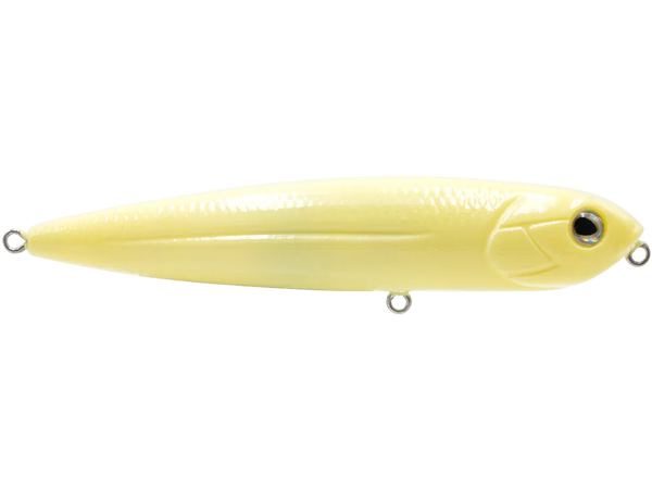 Livingston Lures Walking Boss Jr. 4": Pure Bone Shad