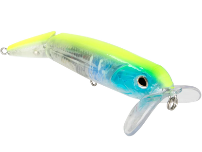 Monster Mike Walking Boss II Jr. 4": Chartreuse Blue Shiner