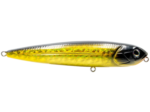 Livingston Lures Walking Boss Jr. 4 SW: Gold Metallic/Scale Black
