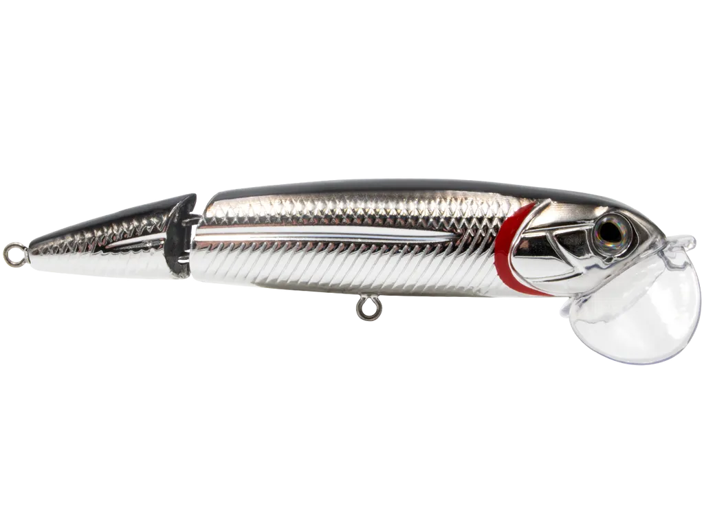 Livingston Lures Walking Boss Jr. II 4" SW: Black Back Chrome Shad