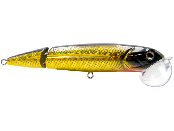 Livingston Lures Walking Boss Jr. II 4" SW: Gold Metallic Scale Back