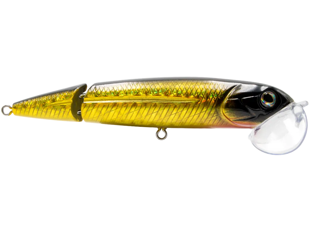 Livingston Lures Walking Boss Jr. II 4" SW: Gold Metallic Scale Back