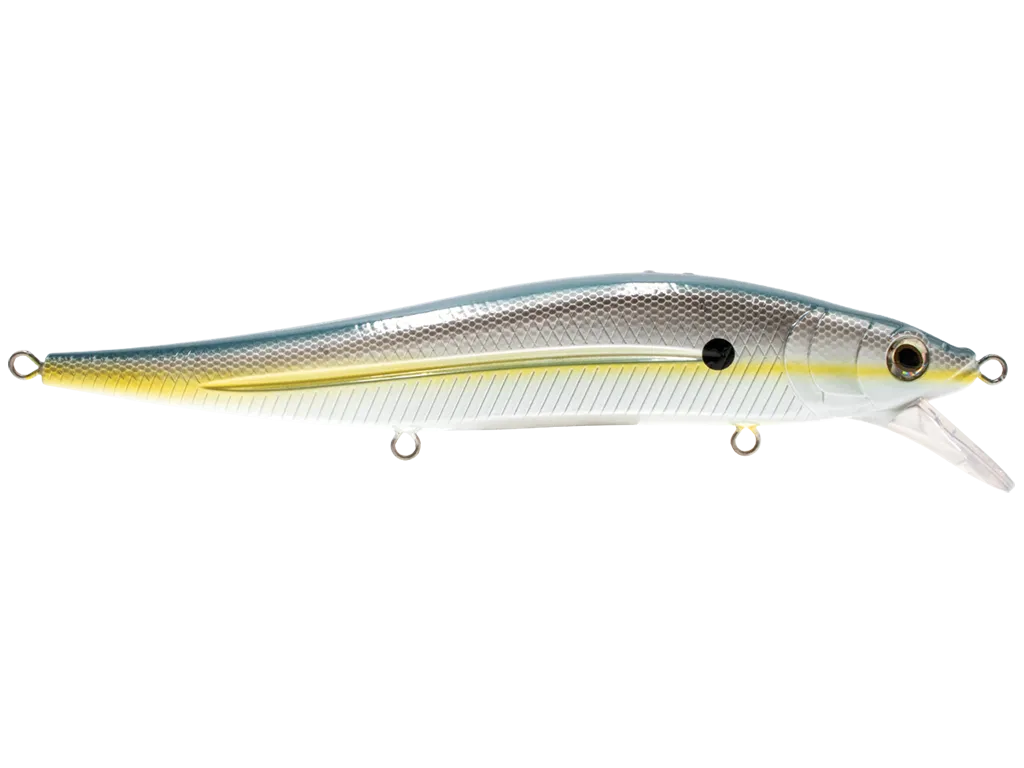 Livingston Lures Jerkmaster 254: Chartreuse Shad