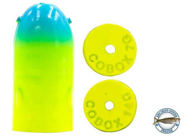 Livingston Lures Bullet: Chartreuse Sunrise Shad