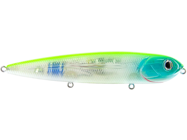 Livingston Lures Walking Boss: Chartreuse Blue Shiner