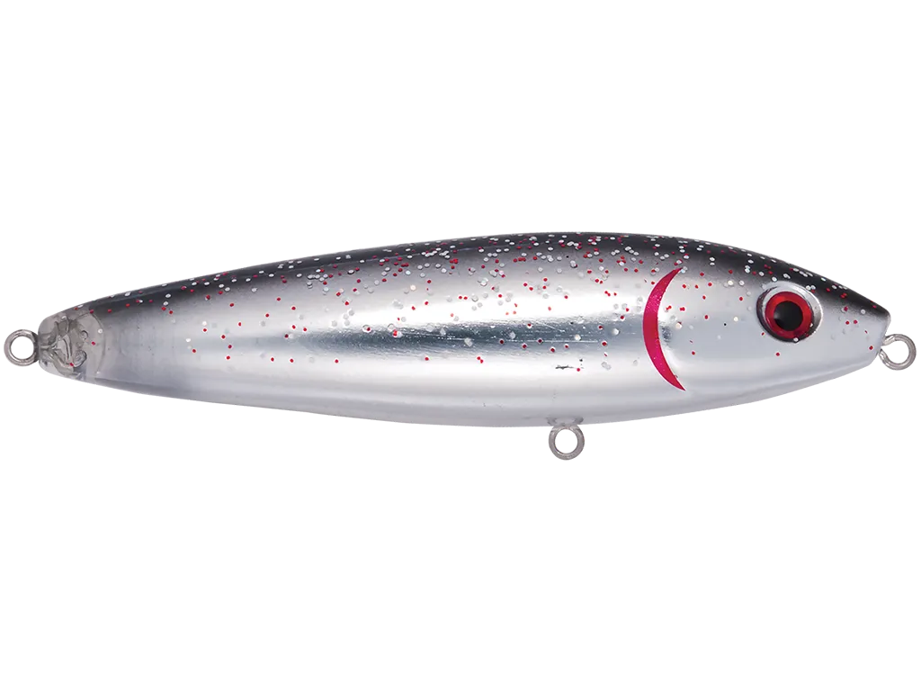 Livingston Lures Pro Sizzle SW: Black Back/Chrome Shad