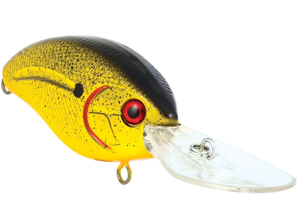 Livingston Lures Howeller Deep Plus: Chartreuse Splatter Shad