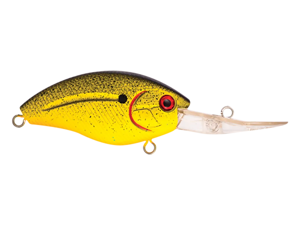 Livingston Lures Howeller Deep Plus: Chartreuse Splatter Shad