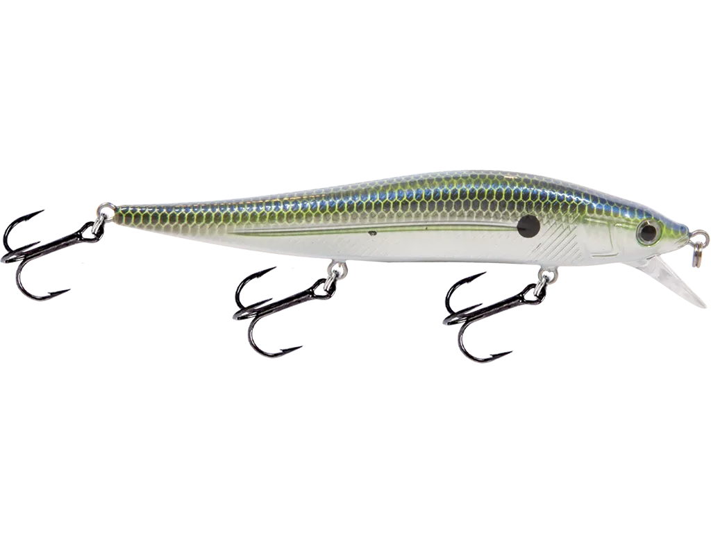 Livingston Lures Jerk Master 121C Chrome XXX Shad