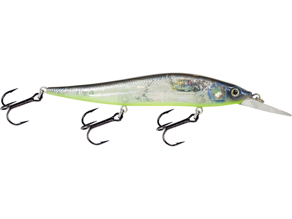 Livingston Lures Jerk Master 121D: Bluetreuse