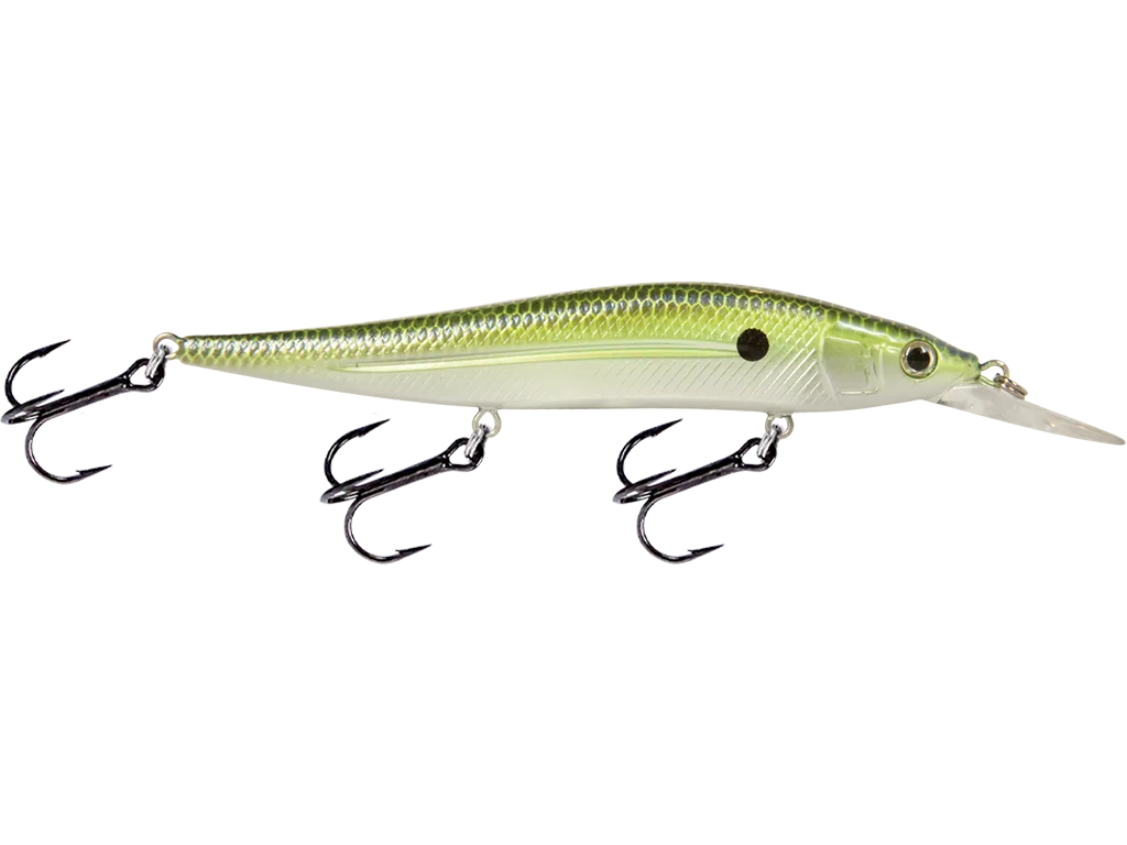 Livingston Lures Jerk Master 121D: Chrome XXX Shad