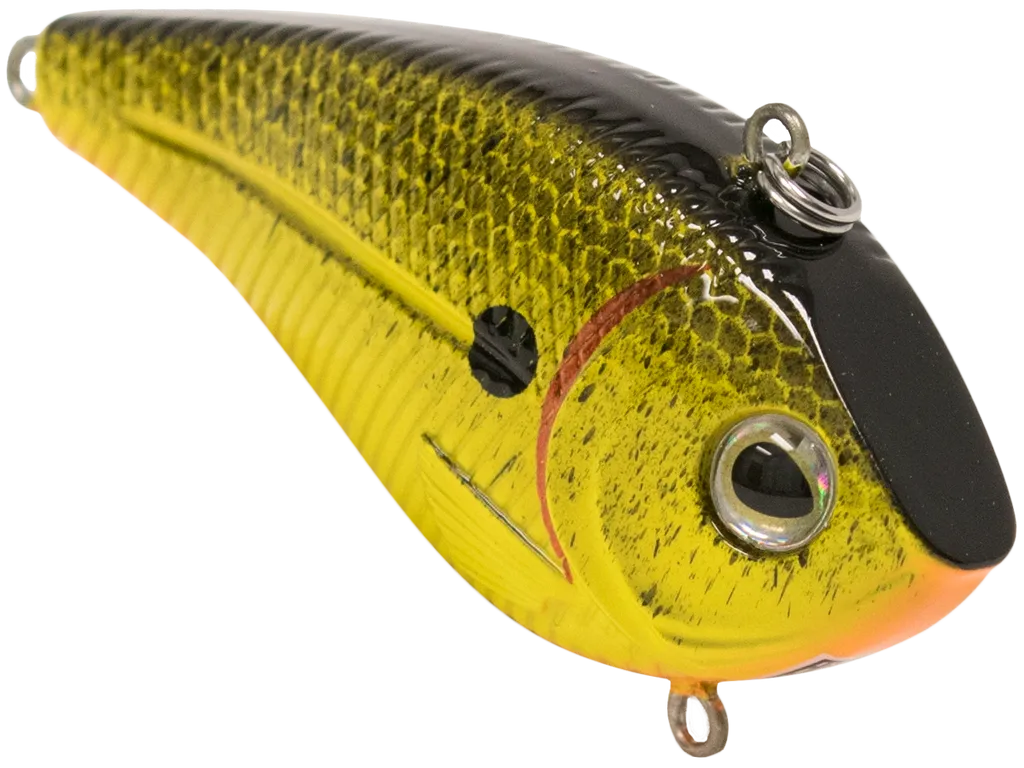 Livingston Lures Flatside 50: Chartreuse Splatter Shad