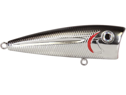 Livingston Lures Walk N Pop 67: Black Back/Chrome Shad