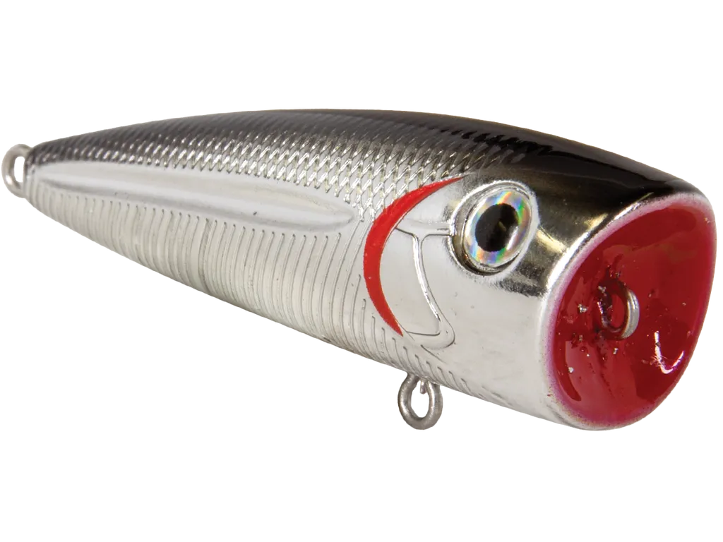 Livingston Lures Walk N Pop 67: Black Back/Chrome Shad