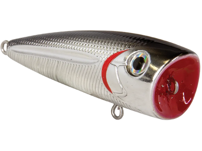 Livingston Lures Walk N Pop 67: Black Back/Chrome Shad