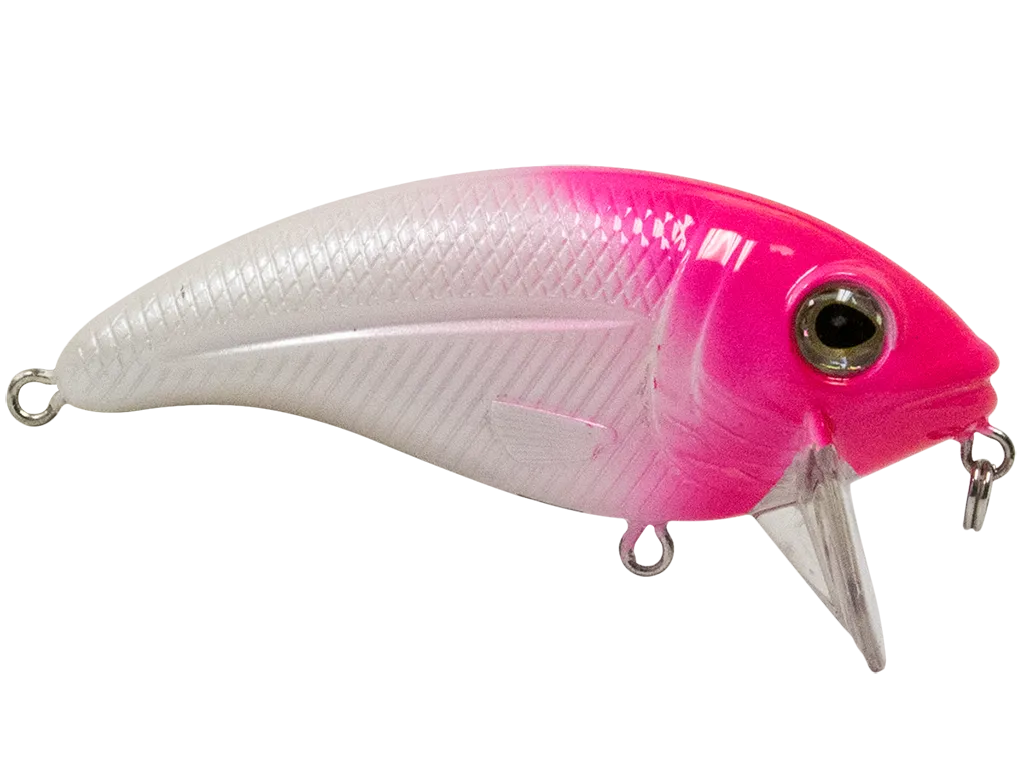 Livingston Lures Bull Nose SW: Pink Head/White Body