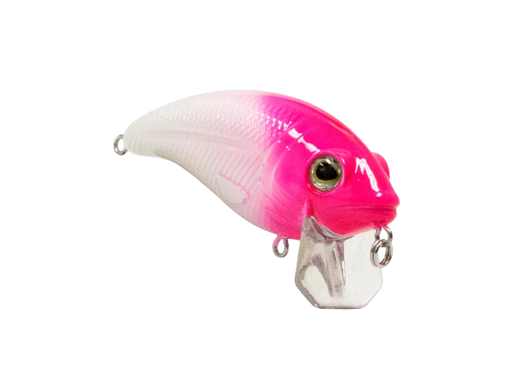 Livingston Lures Bull Nose SW: Pink Head/White Body