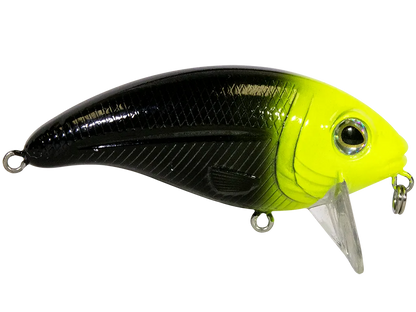 Livingston Lures Bull Nose SW: Chartreuse Head/Black Body