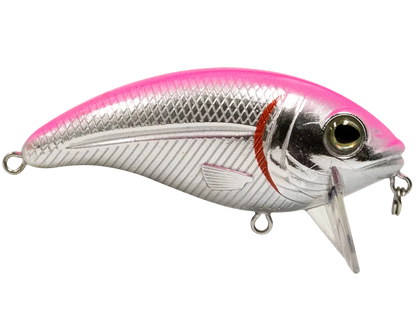 Livingston Lures Bull Nose SW: Pink Back/Chrome Belly