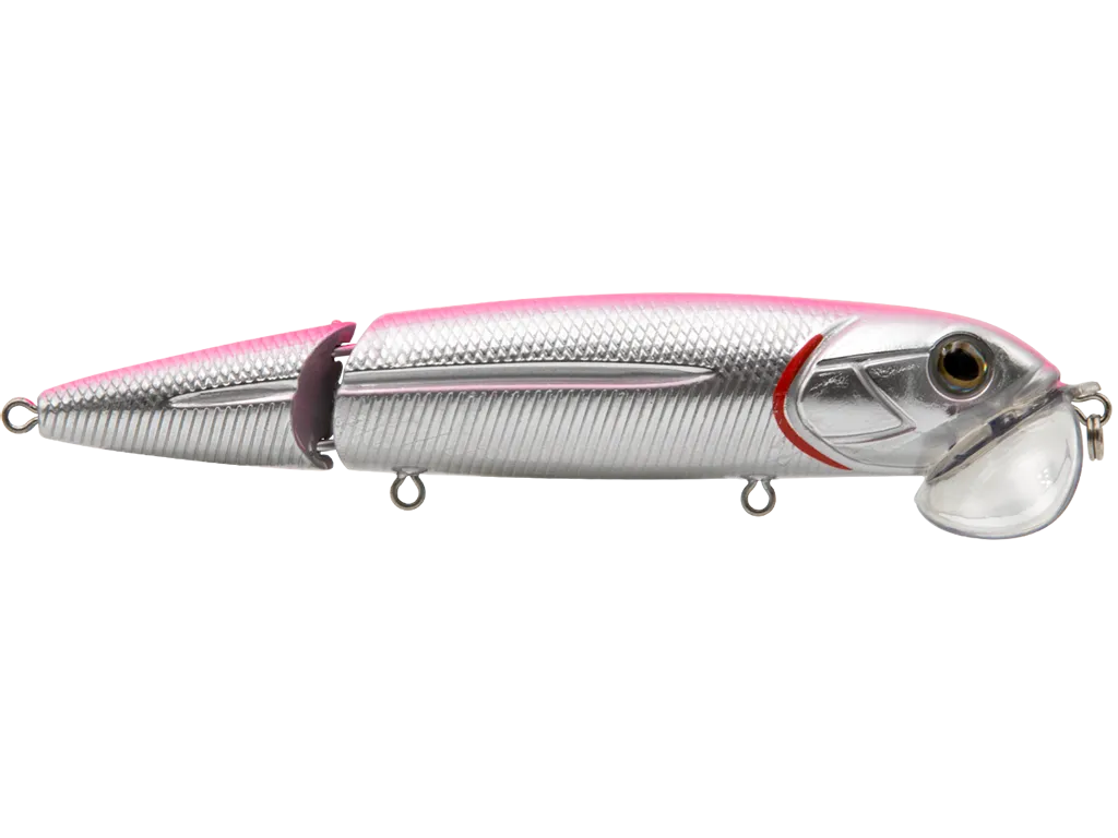 Livingston Lures Walking Boss II Inshore SW: Pink Back/Chrome Belly