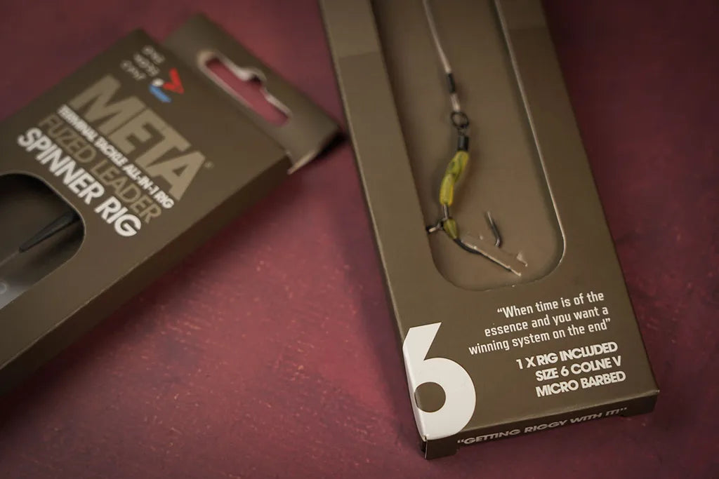 Готов монтаж OMC META ALL-IN-1 RIG FUZED LEADER LEADCLIP CORNALINER SPINNER