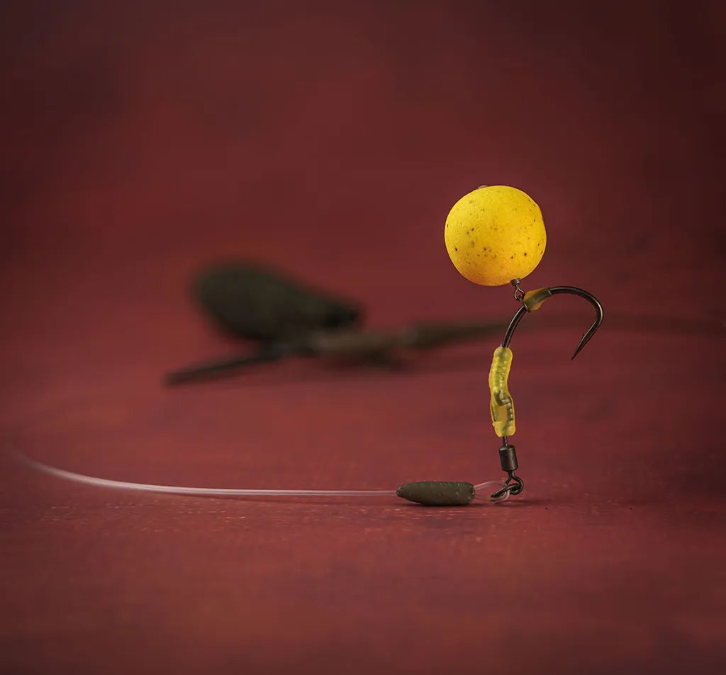 Готов монтаж OMC META ALL-IN-1 RIG FUZED LEADER LEADCLIP CORNALINER SPINNER