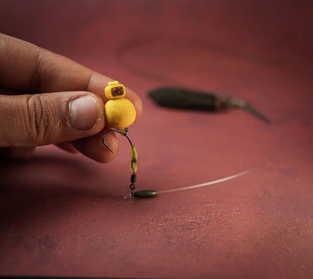 Готов монтаж OMC META ALL-IN-1 RIG FUZED LEADER LEADCLIP CORNALINER SPINNER