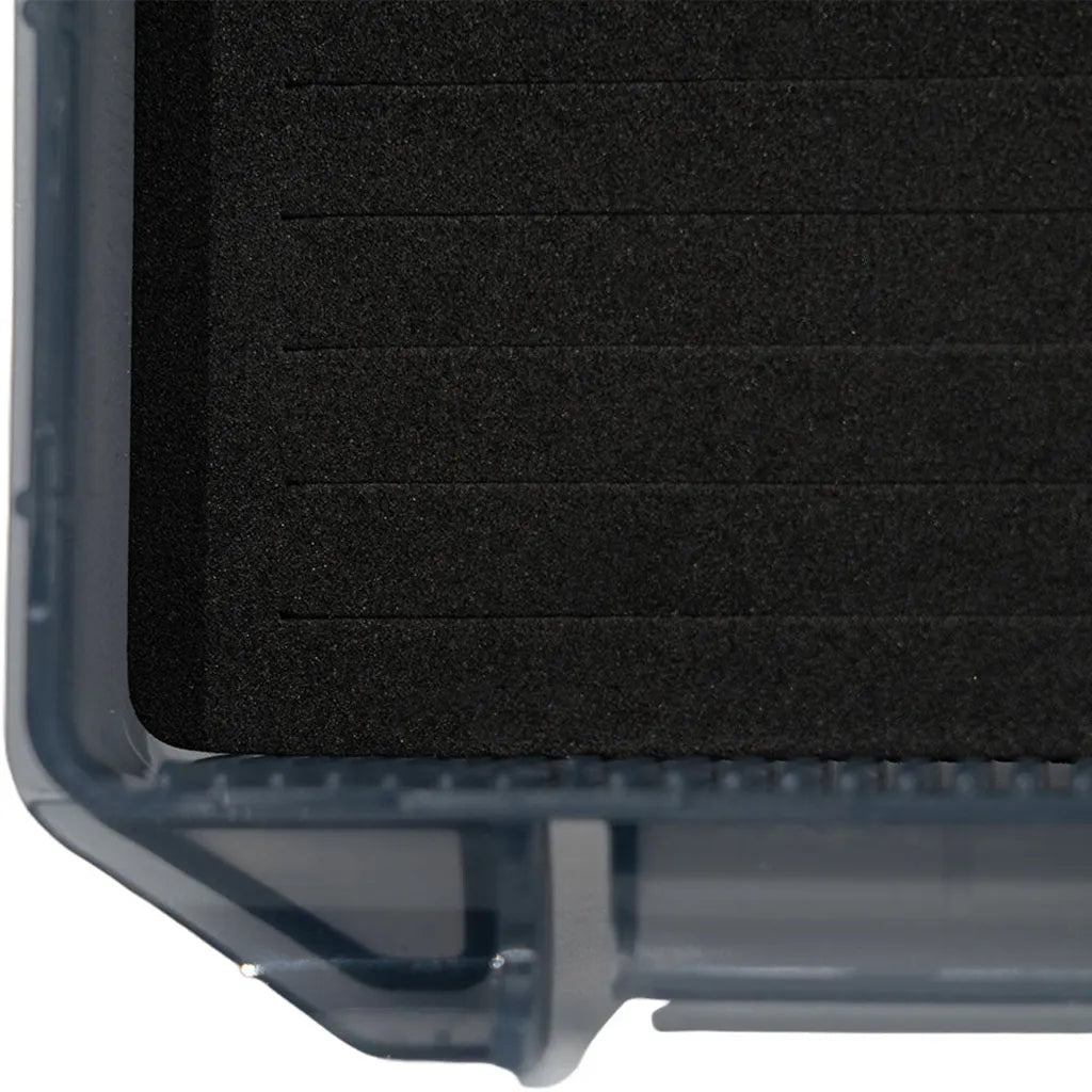 LMAB Jig -Rig Box with EVA Foam - S: Super Shallow: EVA Foam Jig & Rig cut-out