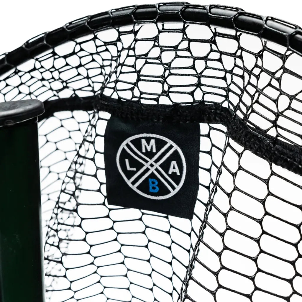 LMAB Quick-Out Landing Net Medium: Logo & Mesh