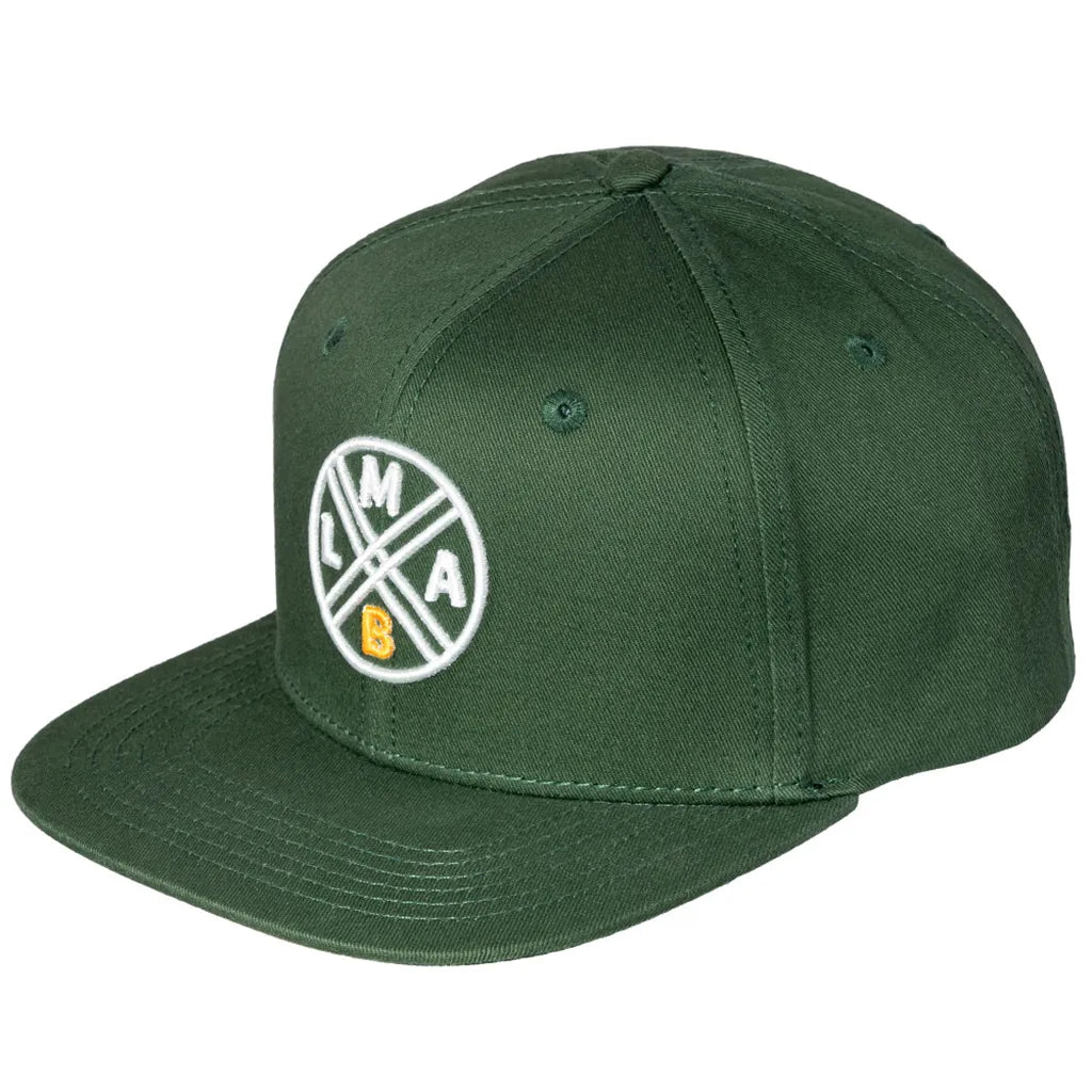LMAB Snapback Cap Logo: Green