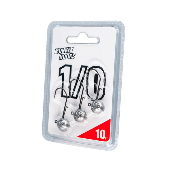 Monkey Lures Monkey Hooks 1/0: Raw