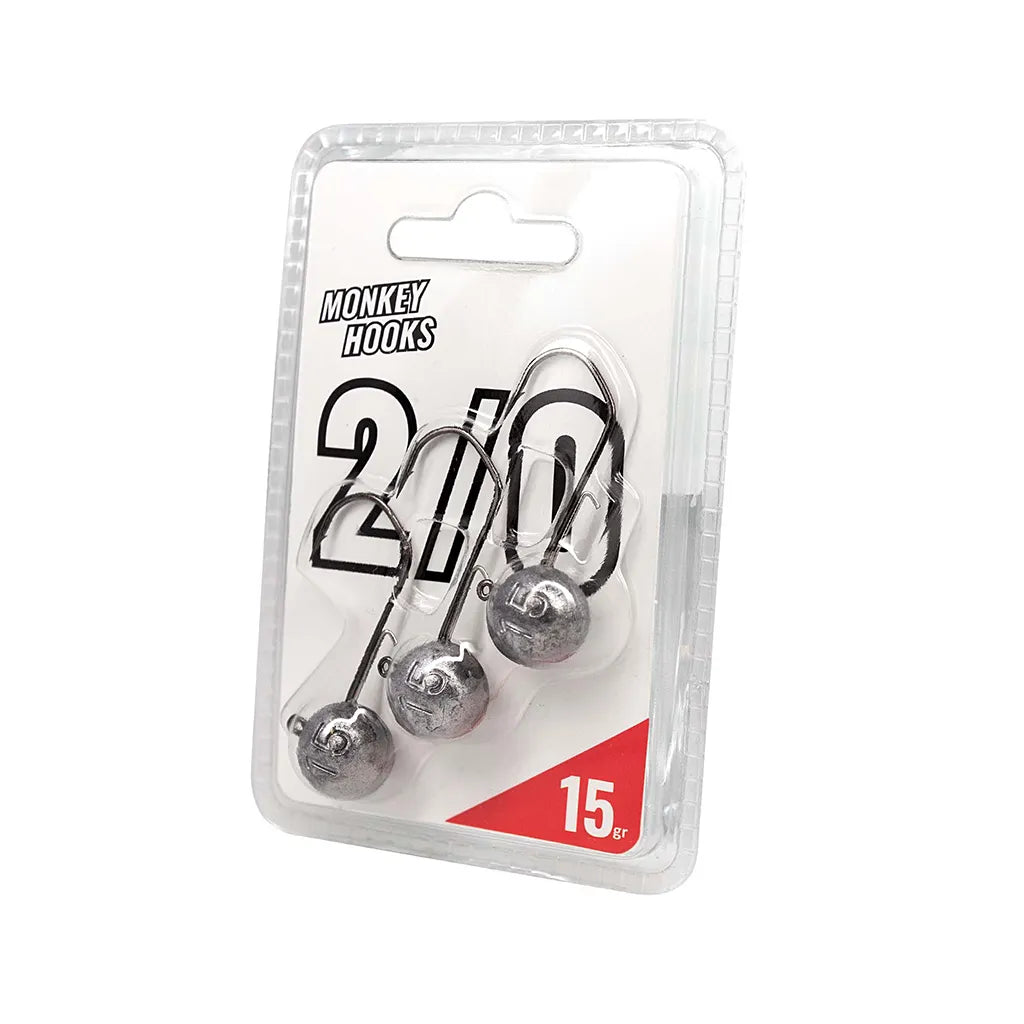 Monkey Lures Monkey Hooks 2/0: Raw