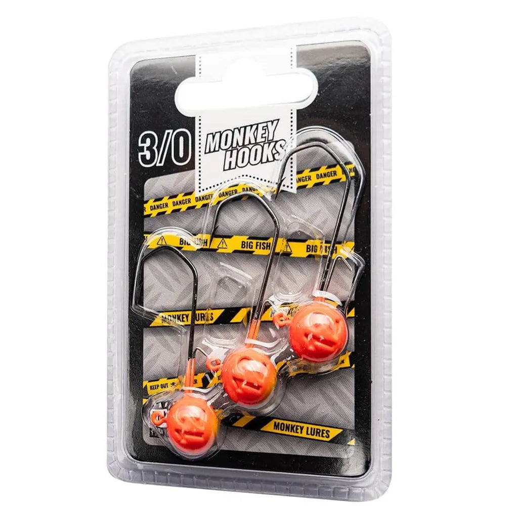 Monkey Lures Monkey Hooks 3/0: Orange/Yellow