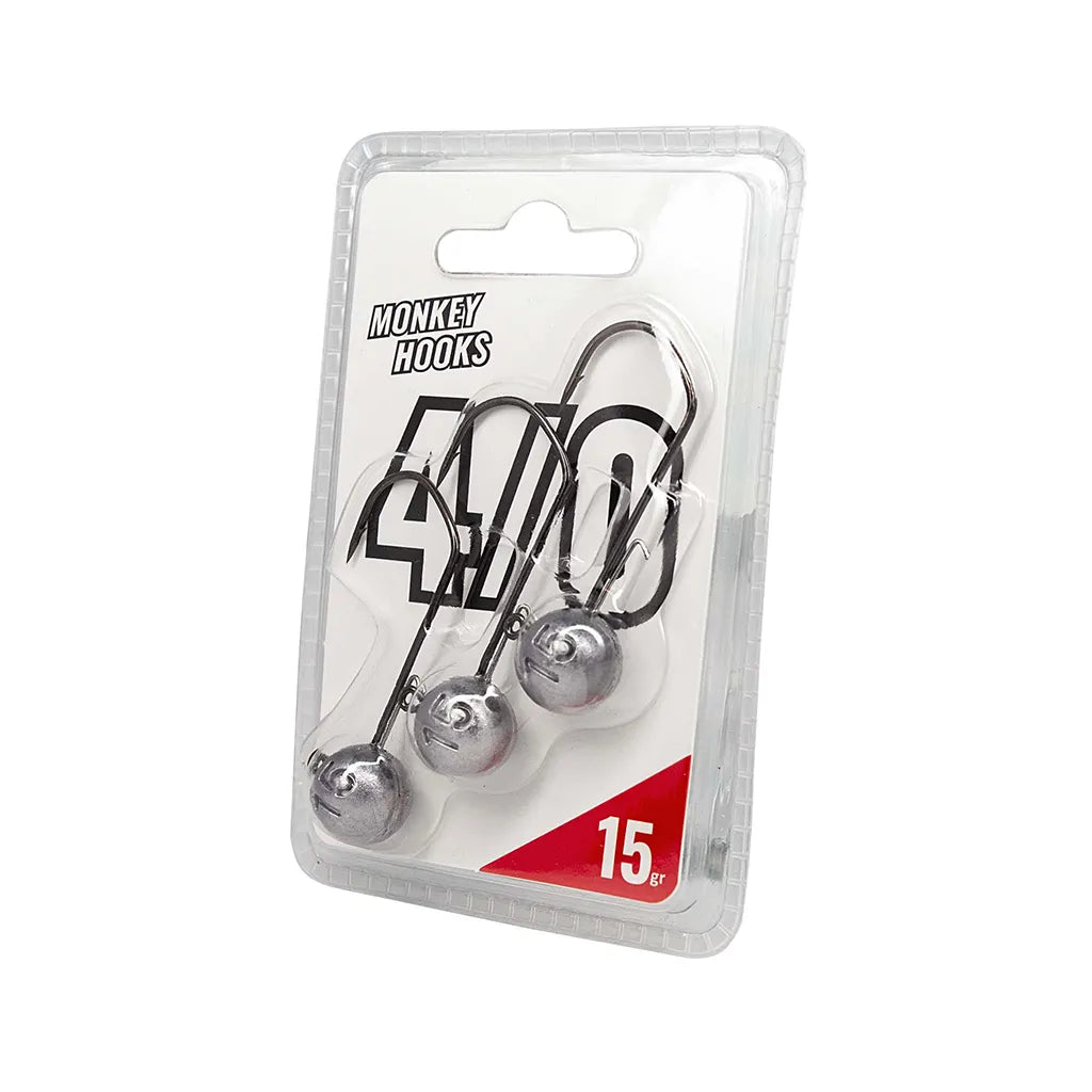 Monkey Lures Monkey Hooks 4/0: Raw
