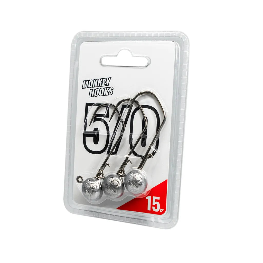Monkey Lures Monkey Hooks 5/0: Raw