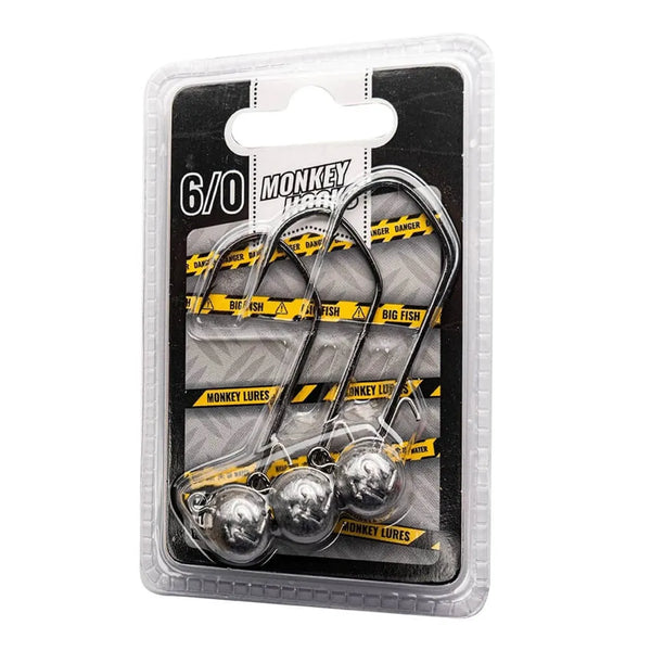 Monkey Lures Monkey Hooks 6/0: Raw