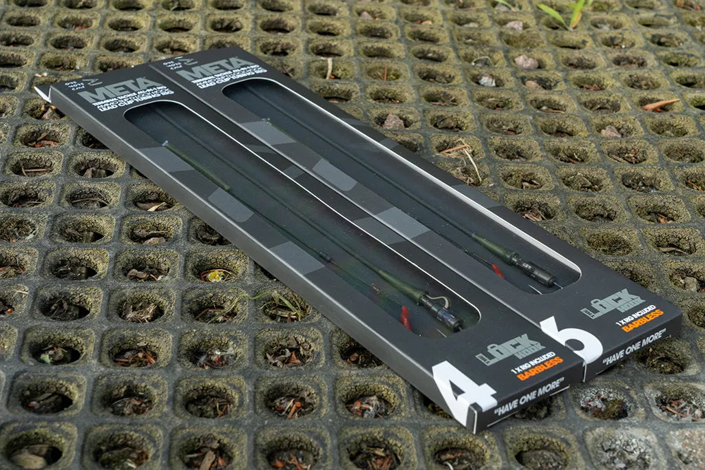 OMC META ALL-IN-1 AMMO SLIP D LOCK HOOK LEAD CLIP TUBING RIG Barbless