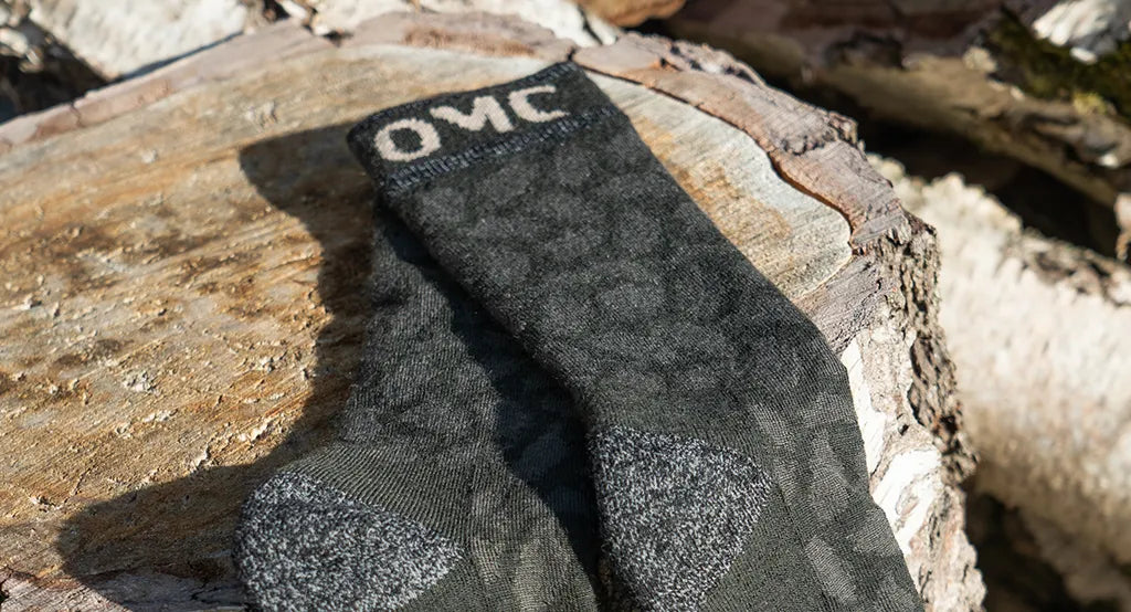 OMC Forrest Heel Camo Merino чорапи