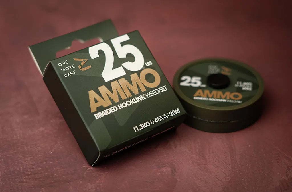 Повод OMC AMMO CAMO BRAIDED HOOKLINK 25lbs